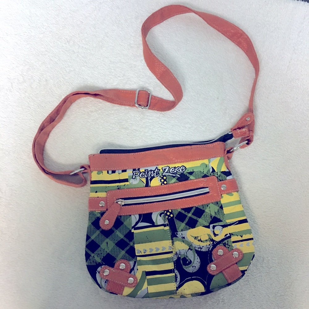 Point Zero Crossbody Multi-Coloured Bag - Picture 2 of 5
